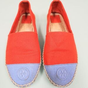 Tory Burch Orange and Blue Espadrilles 🥰😍🤩
